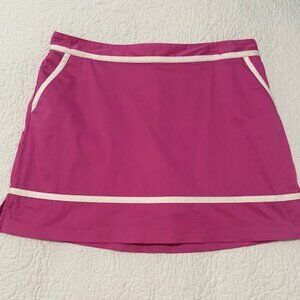 Lady Hagen Golf Skort, Hot Pink & White, Size 14
